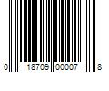 Barcode Image for UPC code 018709000078