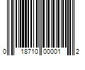 Barcode Image for UPC code 018710000012