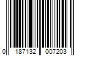 Barcode Image for UPC code 0187132007203