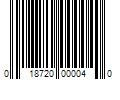 Barcode Image for UPC code 018720000040