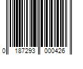 Barcode Image for UPC code 0187293000426