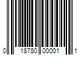 Barcode Image for UPC code 018780000011