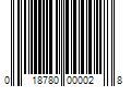 Barcode Image for UPC code 018780000028