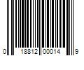 Barcode Image for UPC code 018812000149