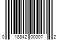 Barcode Image for UPC code 018842000072