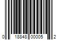 Barcode Image for UPC code 018848000052