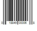 Barcode Image for UPC code 018849000068