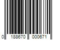 Barcode Image for UPC code 0188670000671. Product Name: DANCO HydroCap Sure Seat Wax Ring Cap