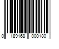 Barcode Image for UPC code 0189168000180