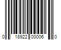 Barcode Image for UPC code 018922000060