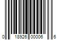 Barcode Image for UPC code 018926000066