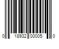 Barcode Image for UPC code 018932000050