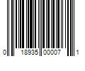 Barcode Image for UPC code 018935000071