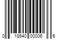 Barcode Image for UPC code 018940000066