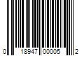 Barcode Image for UPC code 018947000052