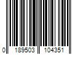 Barcode Image for UPC code 0189503104351