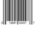 Barcode Image for UPC code 018991000077