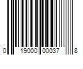 Barcode Image for UPC code 019000000378