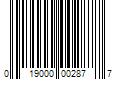 Barcode Image for UPC code 019000002877