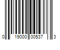 Barcode Image for UPC code 019000005373