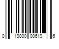 Barcode Image for UPC code 019000006196