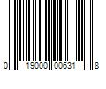 Barcode Image for UPC code 019000006318