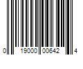 Barcode Image for UPC code 019000006424