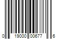 Barcode Image for UPC code 019000006776