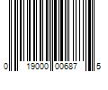 Barcode Image for UPC code 019000006875