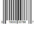 Barcode Image for UPC code 019000007667