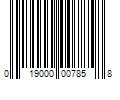 Barcode Image for UPC code 019000007858