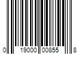 Barcode Image for UPC code 019000008558