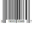 Barcode Image for UPC code 019000008657