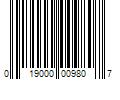 Barcode Image for UPC code 019000009807