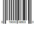 Barcode Image for UPC code 019000085030