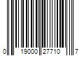 Barcode Image for UPC code 019000277107