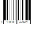 Barcode Image for UPC code 0190009429725