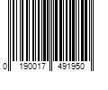 Barcode Image for UPC code 0190017491950. Product Name: Hewlett Packard Enterprise HPE Aruba AP-503HR (US) Unified Remote - Wireless access point - Bluetooth  Wi-Fi 6 - 2.4 GHz  5 GHz - BTO