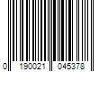 Barcode Image for UPC code 0190021045378