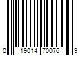 Barcode Image for UPC code 019014700769