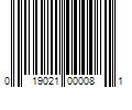 Barcode Image for UPC code 019021000081