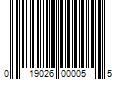 Barcode Image for UPC code 019026000055