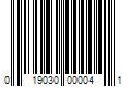 Barcode Image for UPC code 019030000041