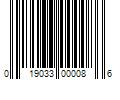 Barcode Image for UPC code 019033000086