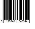 Barcode Image for UPC code 0190340040344