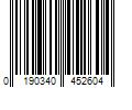 Barcode Image for UPC code 0190340452604