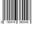 Barcode Image for UPC code 0190416360048