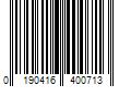 Barcode Image for UPC code 0190416400713