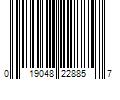 Barcode Image for UPC code 019048228857