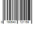 Barcode Image for UPC code 0190540721159